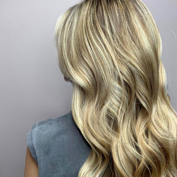 Balayage and blending hair