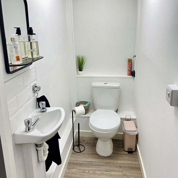 Toilet / sink at Wrexham meeting room